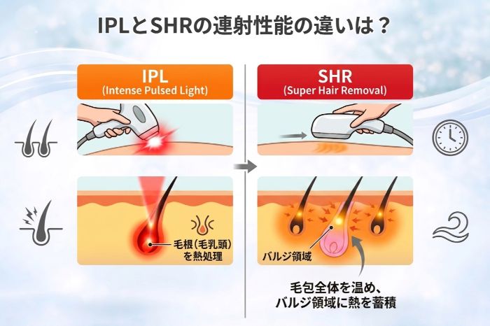 SHR方式とIPL方式の違い
