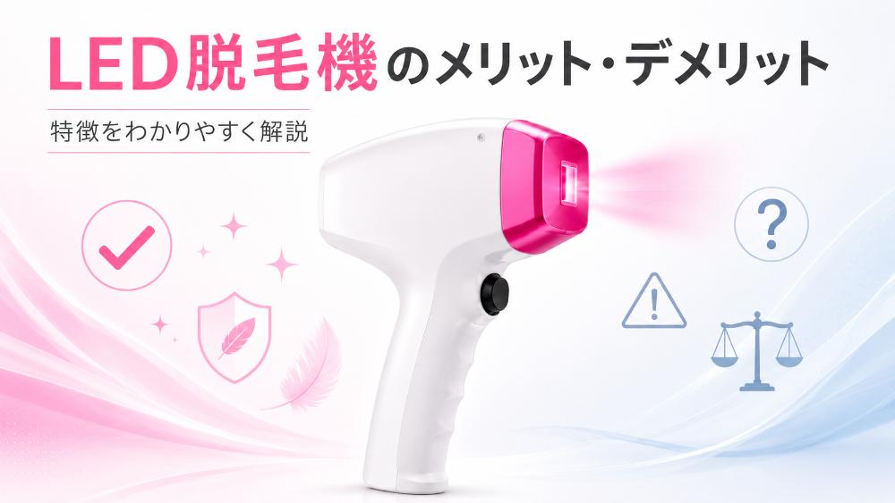 LED脱毛機の効果は？開業前に知るべきメリット・デメリット
