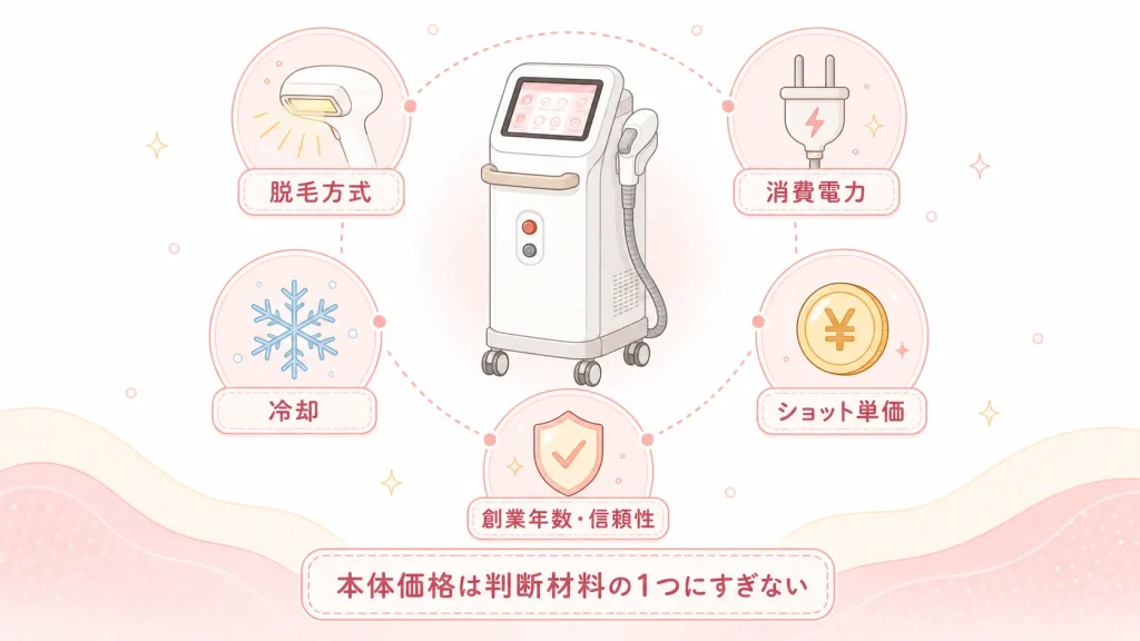 3. 安い機種を見極める「5つの判断軸」