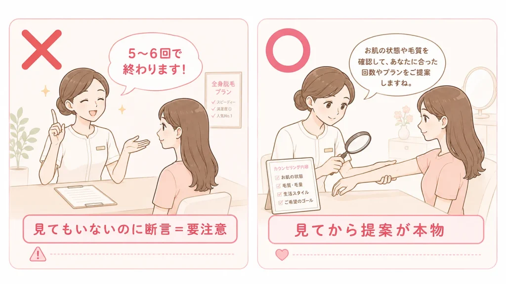 未経験の方が騙されないための、初めてのサロン選び